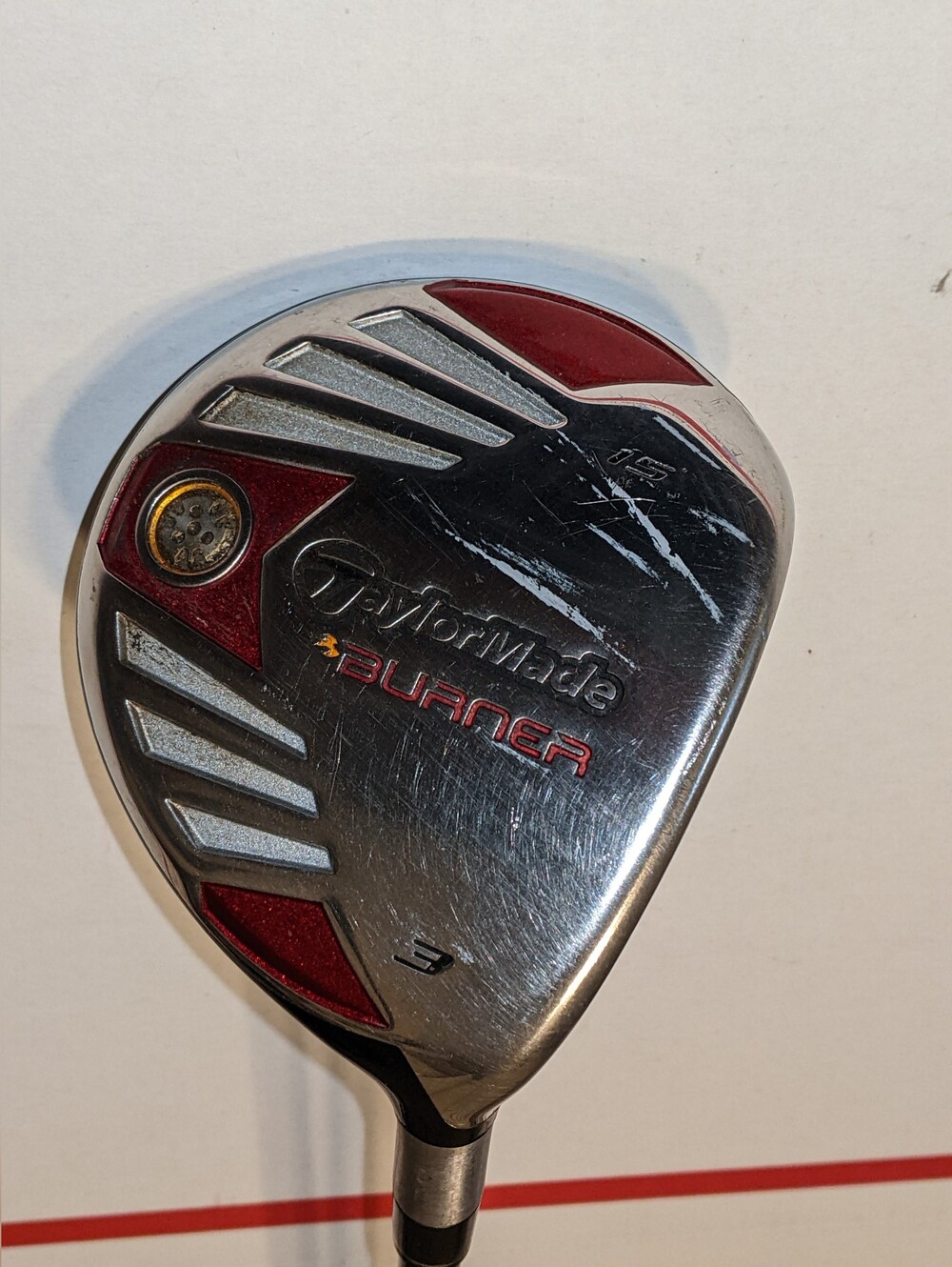 TaylorMade Burner 3 Wood 15° REAX Superfast 50g Graphite M Flex RH 43"